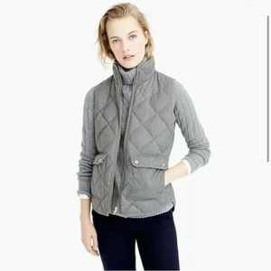 J Crew Gray Excursion vest M